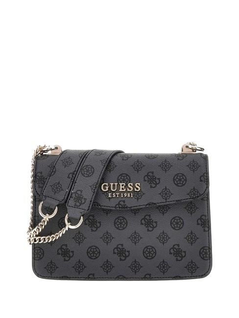 GUESS EVELUNE Logo Borsetta a spalla / a tracolla charcoal logo - Borse Donna