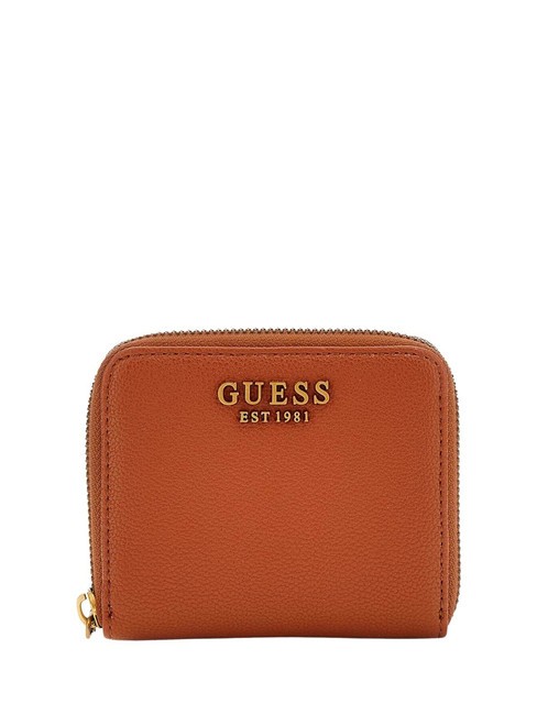 GUESS MALVA  Portafoglio zip around piccolo amber - Portafogli Donna