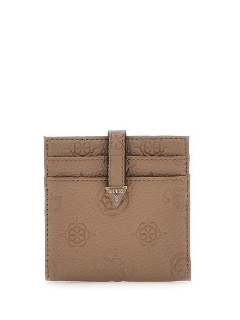 GUESS CRESIDIA  Portacard  dark taupe - Portafogli Donna