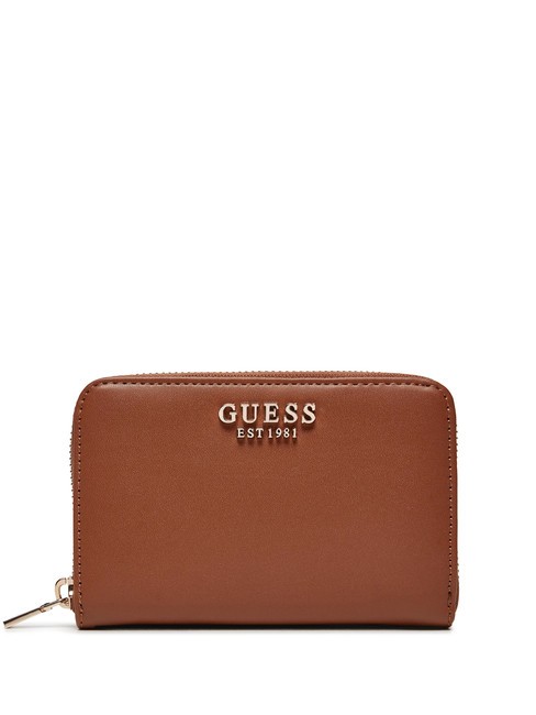 GUESS LAUREL  Portafoglio Medio, Zip Around COGNAC - Portafogli Donna