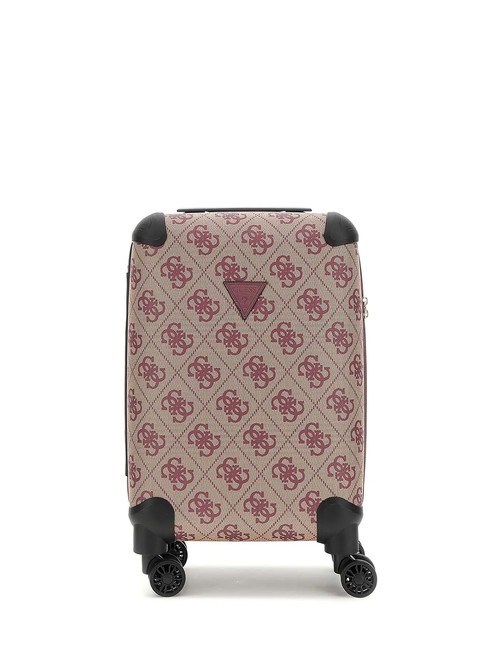 GUESS BERTA Trolley Bagaglio a Mano claret logo - Bagagli a mano