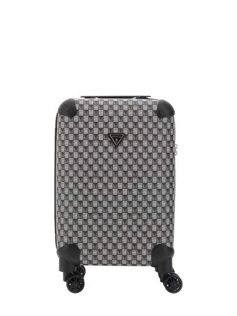 GUESS WILDER  Trolley Bagaglio a Mano black logo - Bagagli a mano