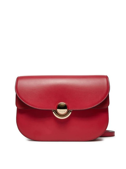 FURLA SFERA Borsa in pelle con flap a tracolla rosso veneziano - Borse Donna