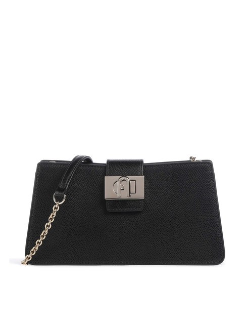 FURLA 1927 Borsa in pelle piccola a tracolla Nero - Borse Donna