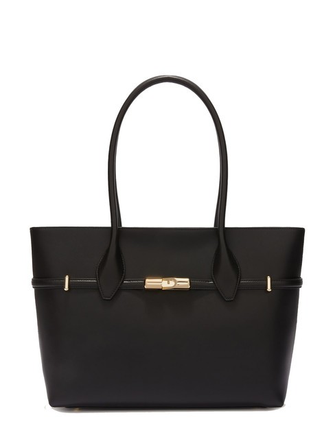 FURLA GOCCIA Borsa tote in pelle a spalla Nero - Borse Donna