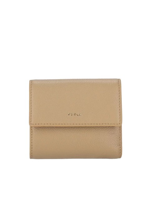 FURLA GOCCIA Portafoglio bifold medio in pelle deserto - Portafogli Donna