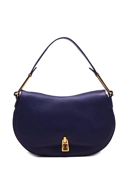 COCCINELLE MAGIE SOFT Borsa a spalla in pelle con tracolla royal blue - Borse Donna