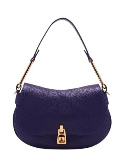 COCCINELLE MAGIE SOFT Borsa a spalla in pelle con tracolla royal blue - Borse Donna