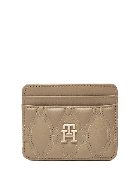 TOMMY HILFIGER REFINED  Portacard piatto beige - Portafogli Donna