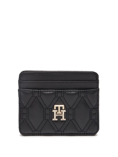 TOMMY HILFIGER REFINED  Portacard piatto black - Portafogli Donna