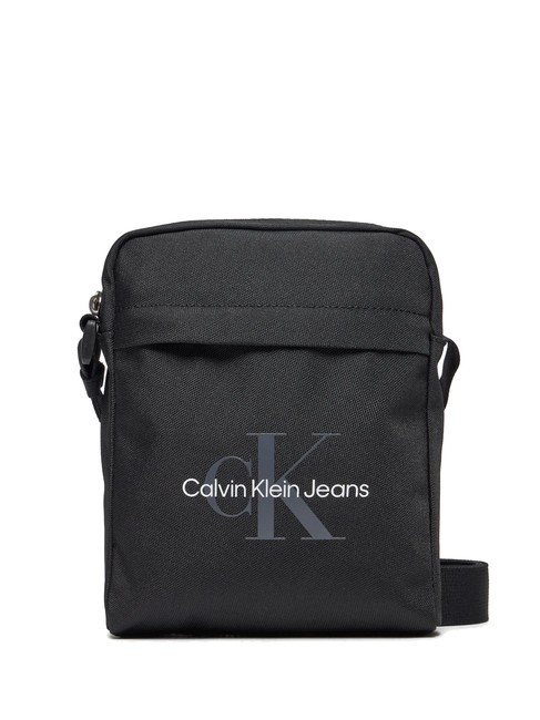 CALVIN KLEIN CK JEANS SPORT ESSENTIALS  Borsello in poliestere riciclato pvh black - Tracolle Uomo