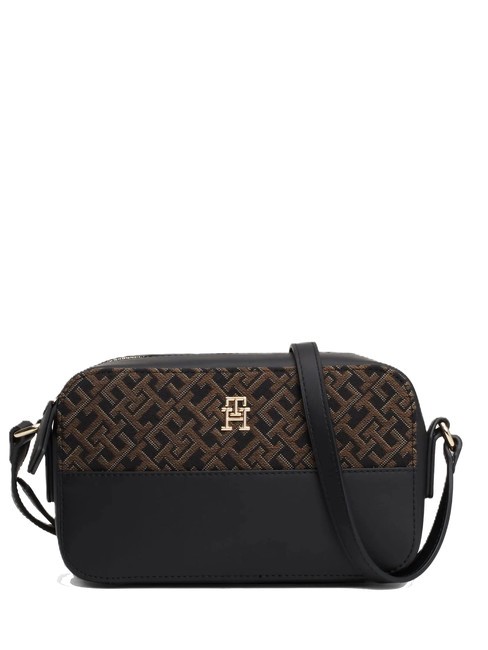 TOMMY HILFIGER JACQUARD  Mini Bag a tracolla black - Borse Donna