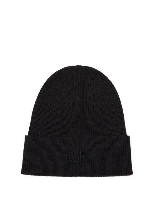 CALVIN KLEIN DAILY  Berretto con risvolto ck black - Cappelli