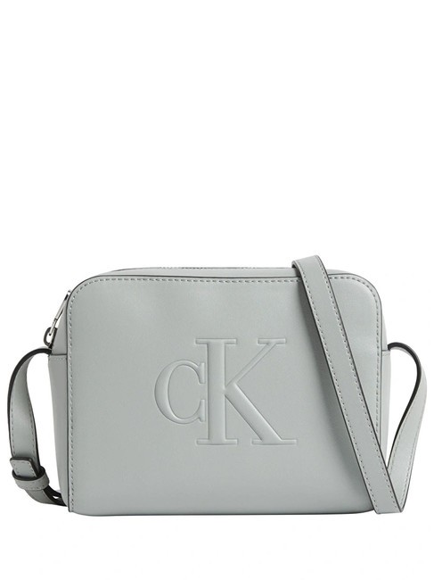 CALVIN KLEIN CK JEANS SCULPTED Mini Camera Bag a tracolla slate gray - Borse Donna