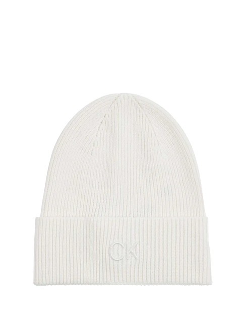 CALVIN KLEIN DAILY  Berretto con risvolto lily white - Cappelli