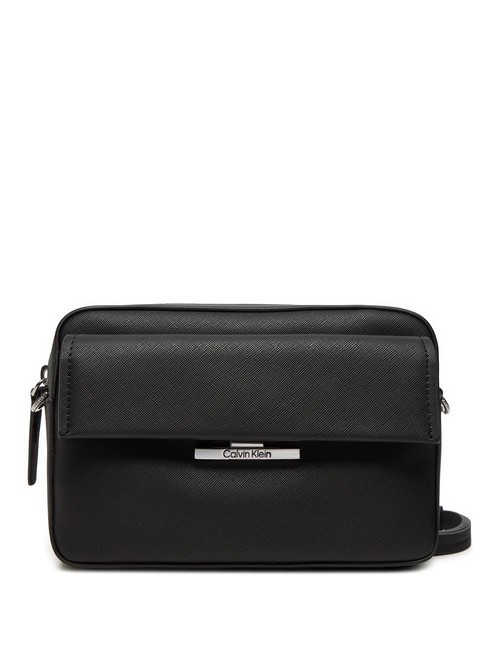 CALVIN KLEIN LINEAR Mini Bag a tracolla ck black - Borse Donna