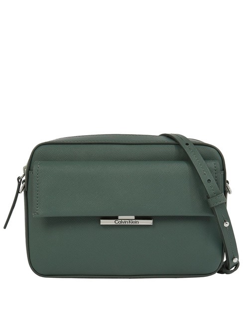 CALVIN KLEIN LINEAR Mini Bag a tracolla palm green - Borse Donna