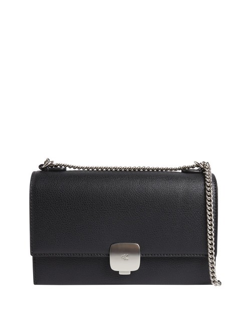 CALVIN KLEIN CK JEANS FORGED LOCK  Mini Bag a tracolla pvh black - Borse Donna