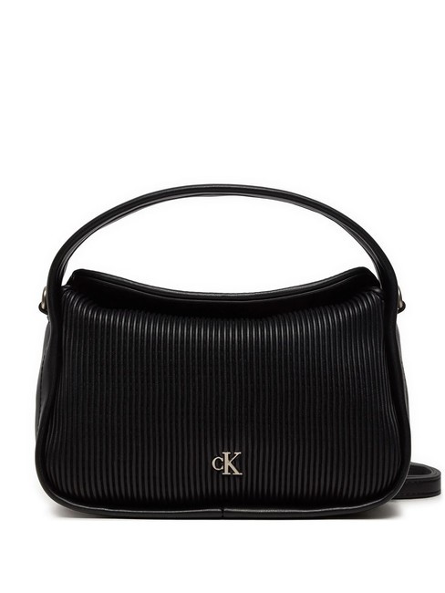 CALVIN KLEIN CK JEANS RIB PU Mini Bag a mano, con tracolla pvh black - Borse Donna