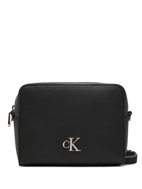 CALVIN KLEIN CK JEANS MINIMAL MONOGRAM  Mini Camera Bag a tracolla pvh black - Borse Donna