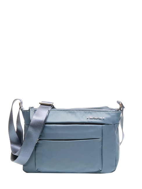 SAMSONITE MOVE 4.0 Borsa a tracolla piccola 3 zip storm blue - Borse Donna