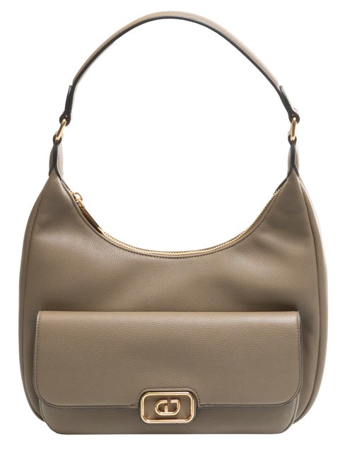 GAUDÌ CLAIRE Borsa hobo con tasca taupe - Borse Donna