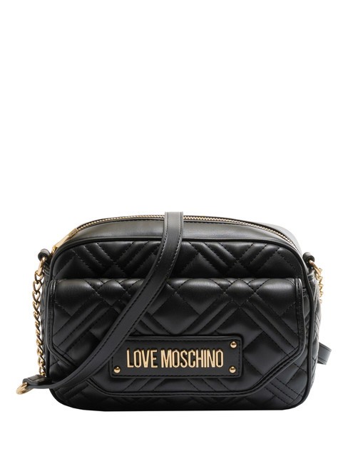 LOVE MOSCHINO QUILTED  Mini Camera Bag a tracolla Nero - Borse Donna