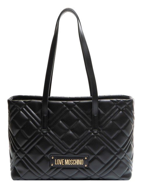 LOVE MOSCHINO QUILTED  Shopper a spalla Nero - Borse Donna