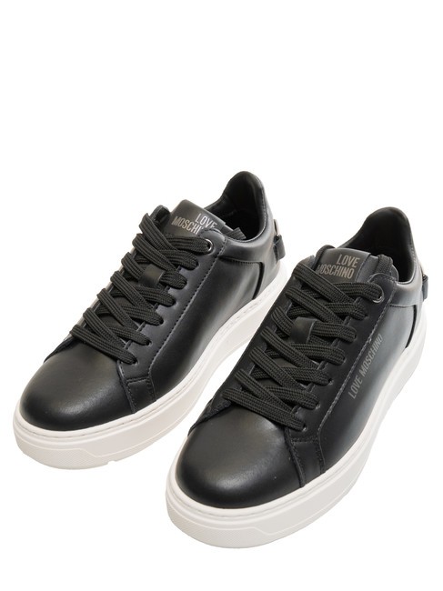 LOVE MOSCHINO BOLD 40  Sneakers in pelle Nero - Scarpe Donna