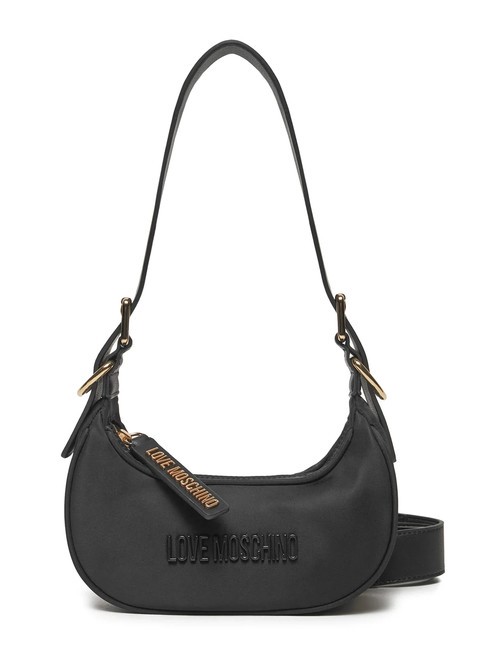 LOVE MOSCHINO EASY Borsa a spalla in nylon Nero - Borse Donna