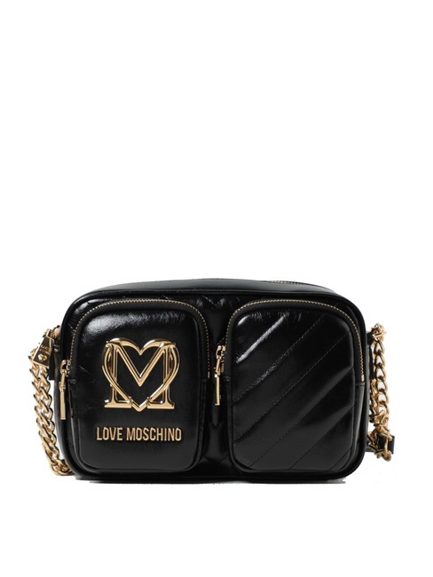 LOVE MOSCHINO CITY POCKETS Borsa trapuntata a tracolla Nero - Borse Donna