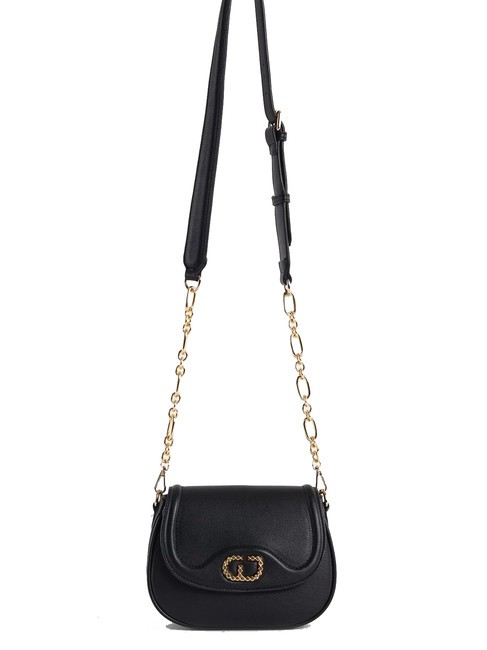 GAUDÌ CLAUDIE Borsa a tracolla con flap NERO - Borse Donna