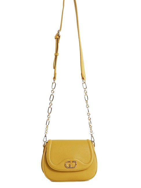 GAUDÌ CLAUDIE Borsa a tracolla con flap yellow - Borse Donna