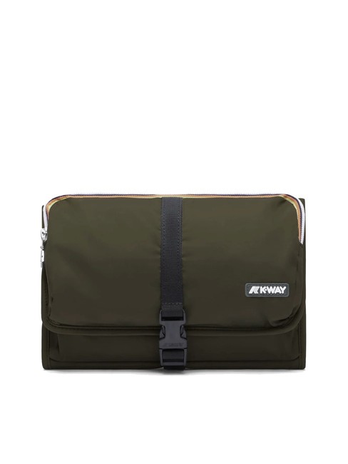 KWAY REVILLE Beauty case con appendino green blackish - Beauty Case