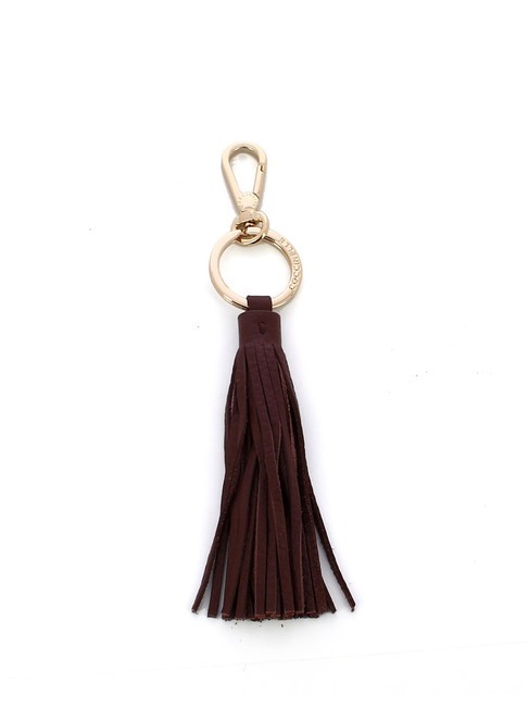 COCCINELLE TASSEL  Portachiavi con charm in pelle carruba - Portachiavi