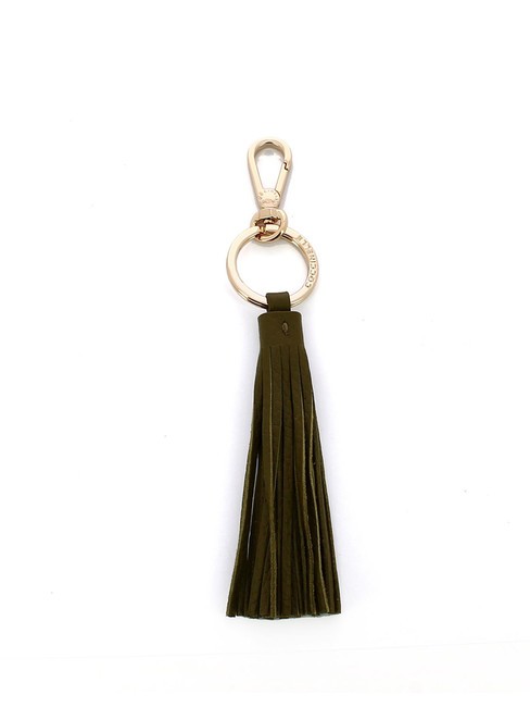 COCCINELLE TASSEL  Portachiavi con charm in pelle loden - Portachiavi