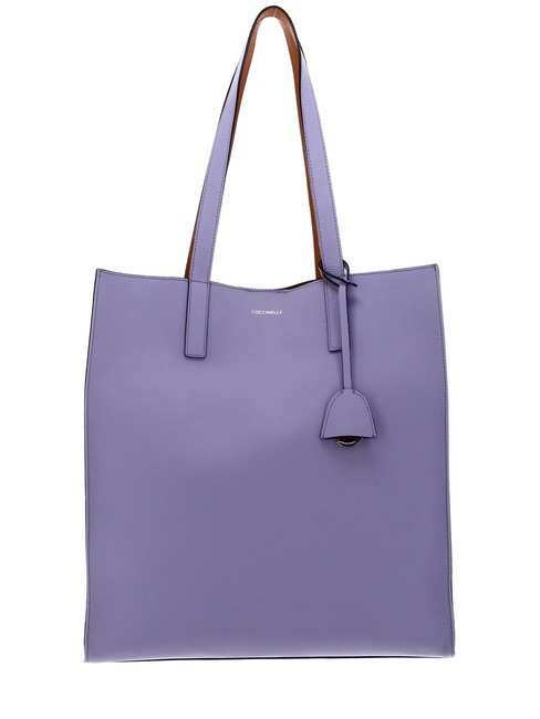 COCCINELLE EASY SHOPPING Borsa tote in pelle martellata lavender/paprik - Borse Donna