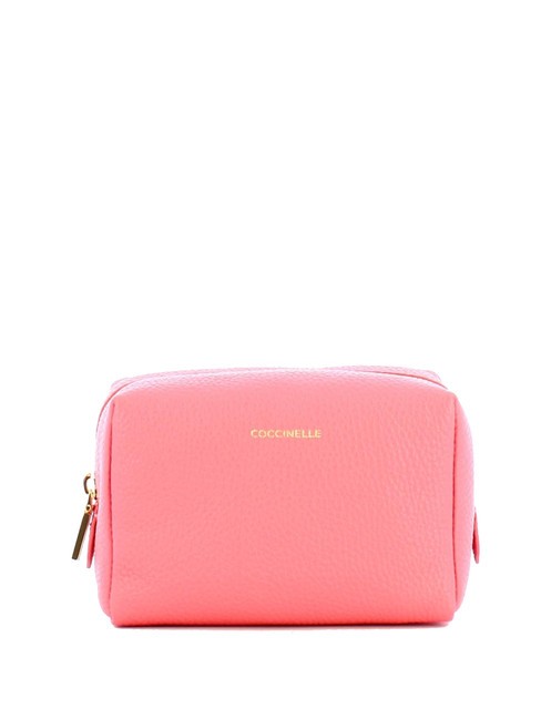 COCCINELLE TRAVEL Beauty in pelle hyper pink - Bustine & Necessaire