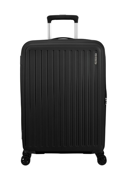 AMERICAN TOURISTER REJOY Trolley misura media true black - Trolley Rigidi