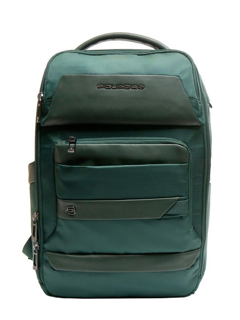 PIQUADRO LIKO Zaino porta PC 15.6" VERDE - Zaini da lavoro porta PC