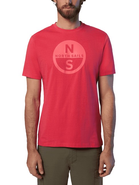 NORTH SAILS BASIC T-shirt in cotone stampa logo watermelon - T-shirt Uomo