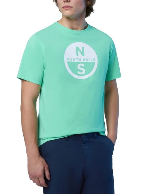 NORTH SAILS BASIC T-shirt in cotone stampa logo spring bud - T-shirt Uomo