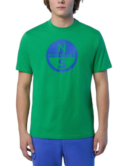 NORTH SAILS BASIC T-shirt in cotone stampa logo green bee - T-shirt Uomo