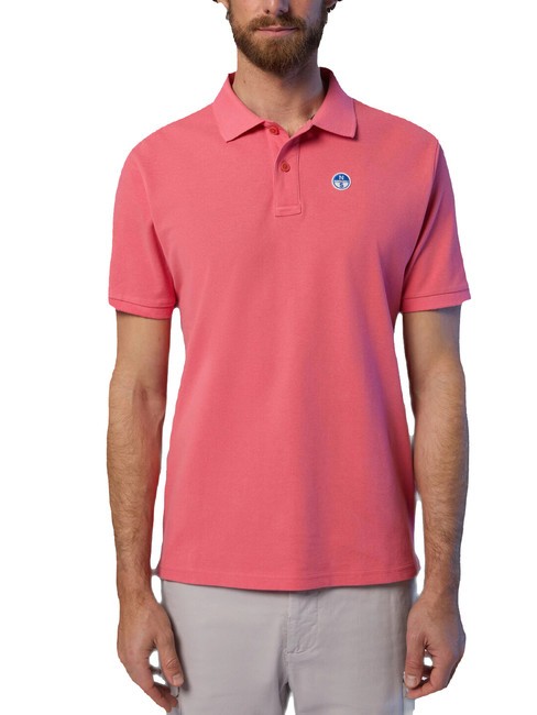 NORTH SAILS BASIC Polo manica corta in cotone calypso coral - Polo Uomo