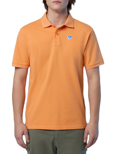 NORTH SAILS BASIC Polo manica corta in cotone tangerine - Polo Uomo