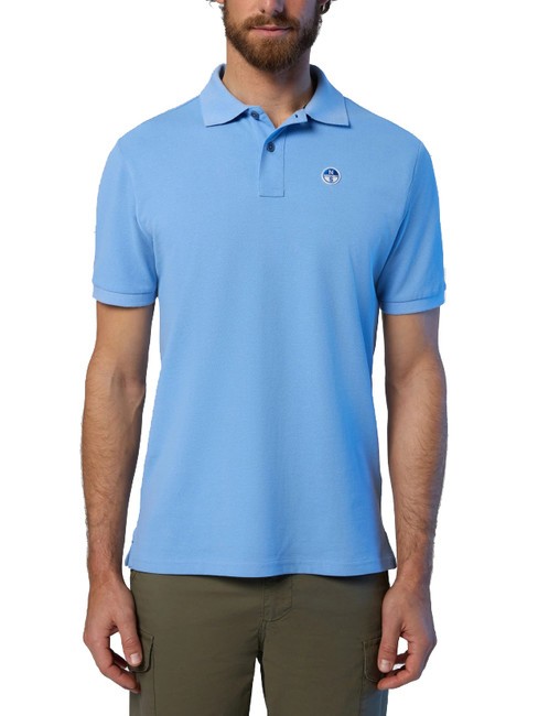 NORTH SAILS BASIC Polo manica corta in cotone light blue - Polo Uomo