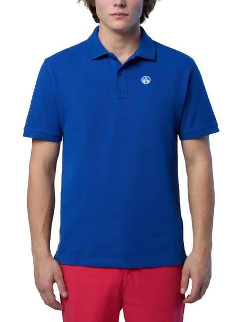 NORTH SAILS BASIC Polo manica corta in cotone ocean blue - Polo Uomo