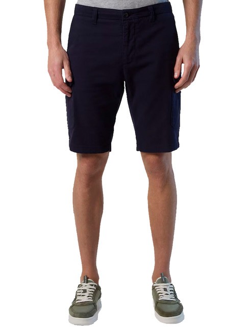 NORTH SAILS AMERICA Pantaloncini cargo regular fit navy blue - Pantaloni Uomo