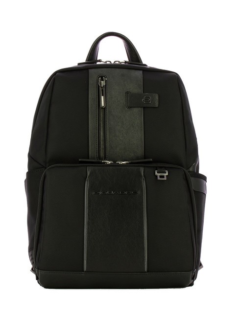 PIQUADRO BRIEF 2 Zaino porta PC 14" Nero - Zaini da lavoro porta PC