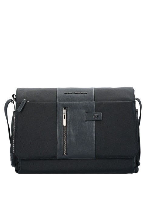 PIQUADRO BRIEF Cartella messenger porta PC 14" Nero - Cartelle Lavoro